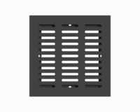 Bethliving Air Vent Grill Square 200mm x 200 mm BLACK | 8901063